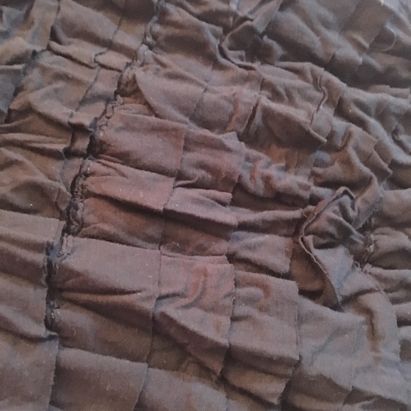 EUC Bailey 44 black ruffled mini dress size large - Picture 5 of 5